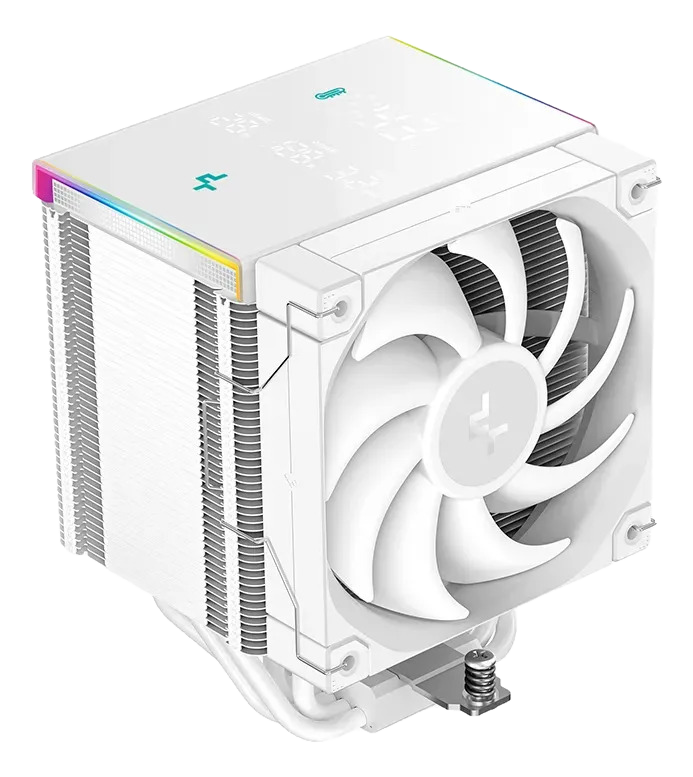Cpu Cooler Deepcool Ak500 Digital Pro Blanco Argb Pantalla