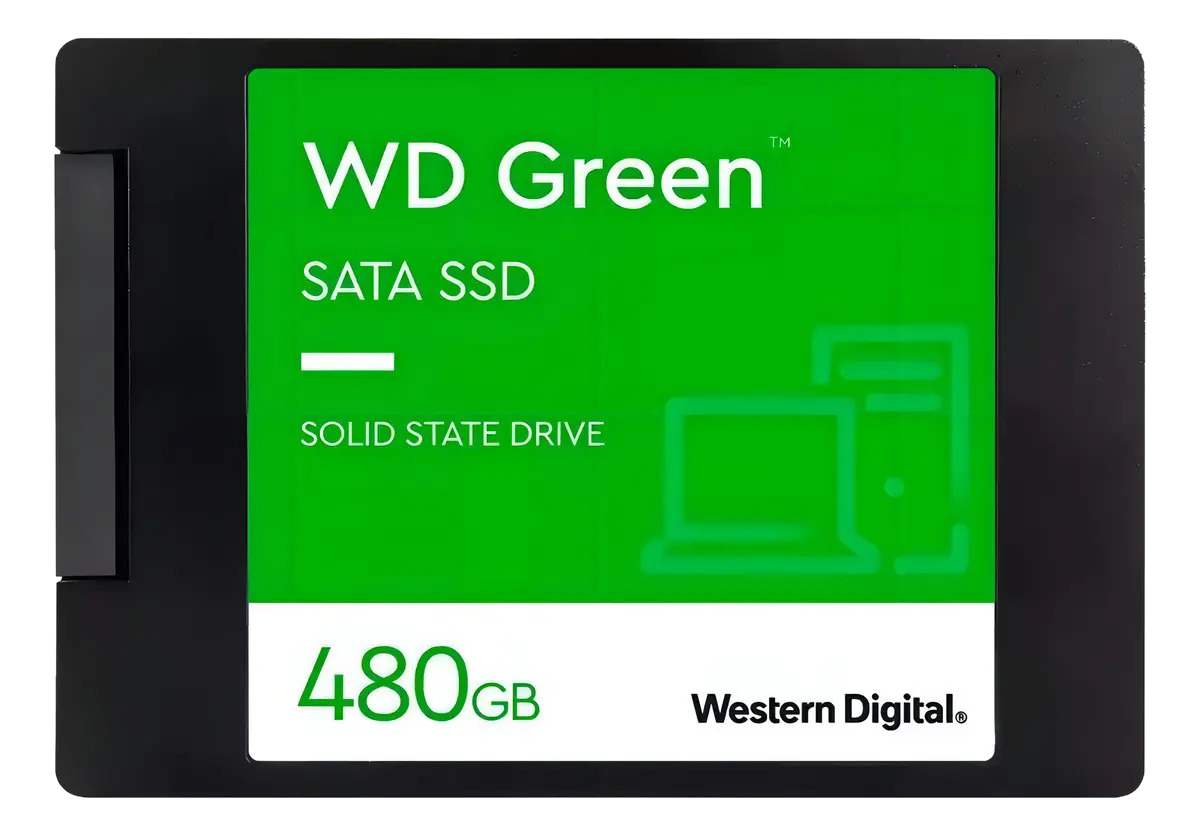 Disco sólido interno Western Digital WD Green WDS480G3G0A 480GB verde