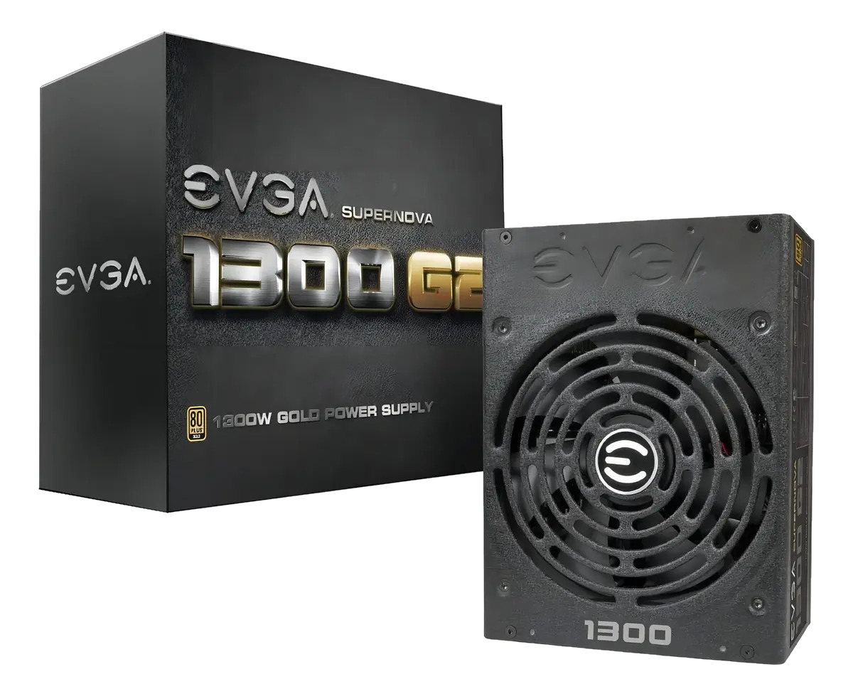 Fuente Evga 1300w G2 80 Plus Gold Supernova Modular Color Negro