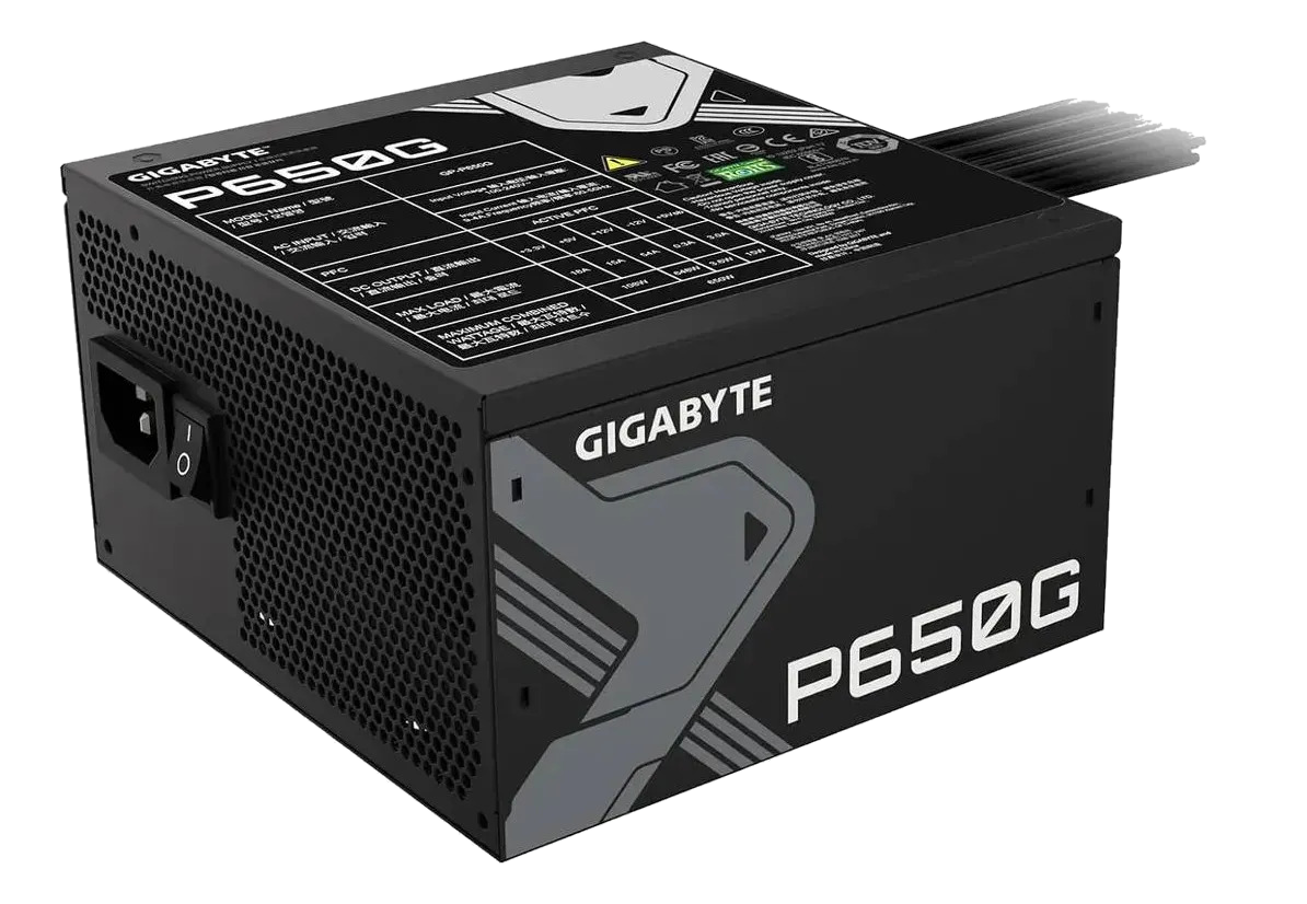 Fuente Gigabyte P650g 650w 80 Plus Gold Negro