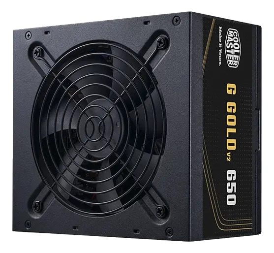 Fuente Pc Cooler Master Mwe Gold 650 V2 650w 80 Plus Gold Color Negro