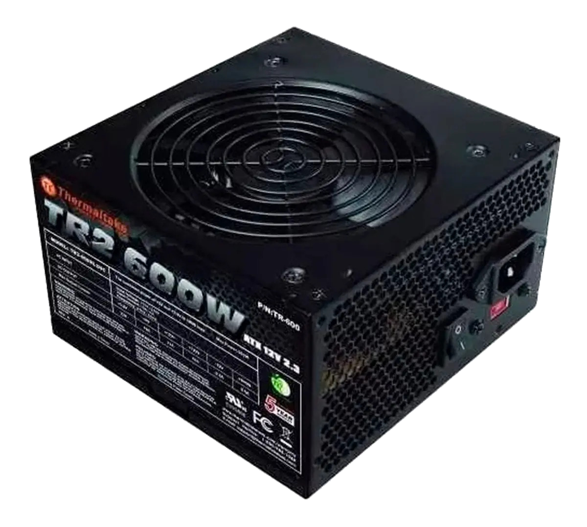 Fuente Pc Gamer Atx Thermaltake Tr2 600w Cts Color Negro