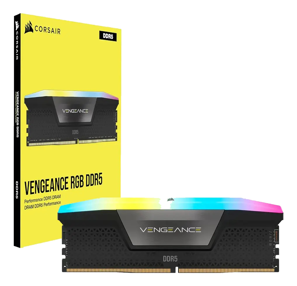 Memoria Ddr5 16 Gb 6000 Mhz Rgb Corsair Vengeance Grey