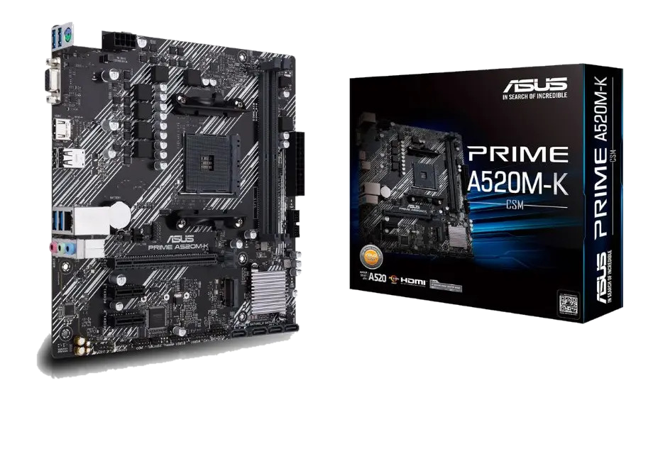 Mother Asus Prime A520m K Csm Am4 Ddr4 64gb Hdmi M2 Matx