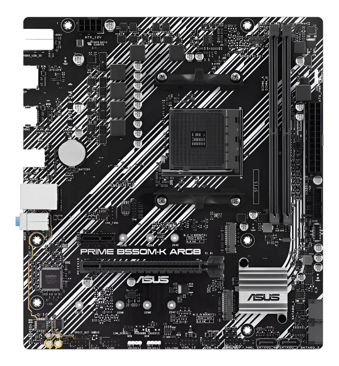 Motherboard Asus Prime B550m Argb Am4 Ddr4 Pcie 4.0 Negro
