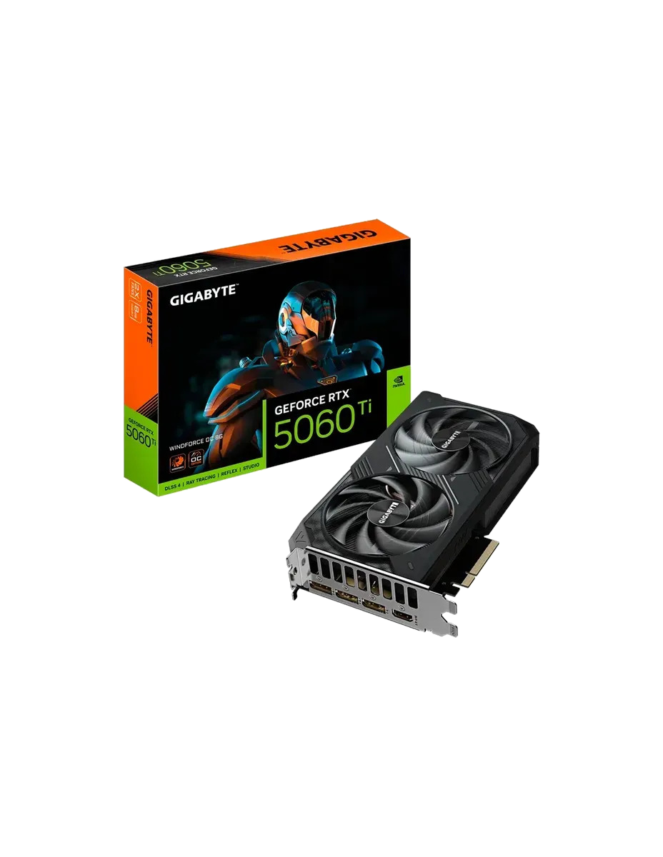 Placa De Video Gigabyte Rtx 5060 Ti Windforce Max Oc 8g