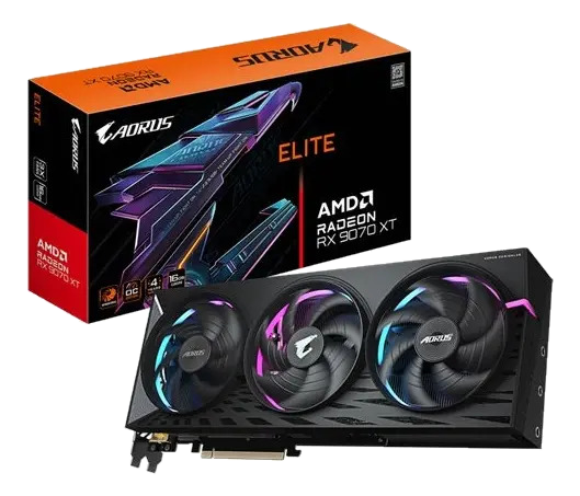 Placa De Video Radeon RX 9070 XT 16Gb Gigabyte Elite