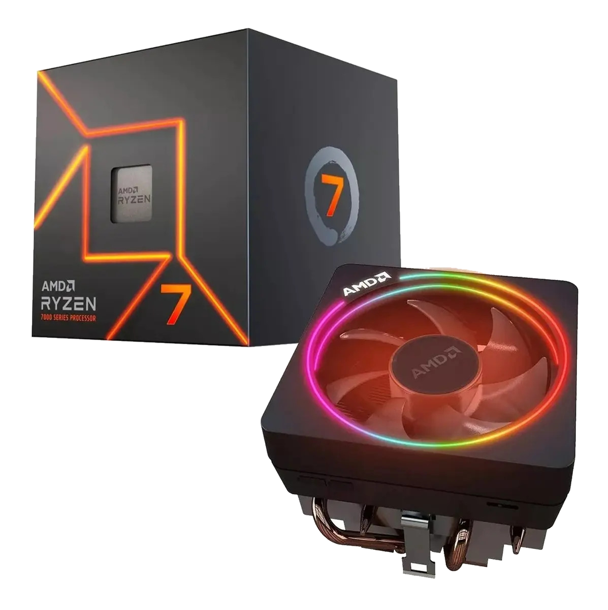 Procesador AMD Ryzen 7 7700 Am5 5.3ghz Ddr5 Pc Con video