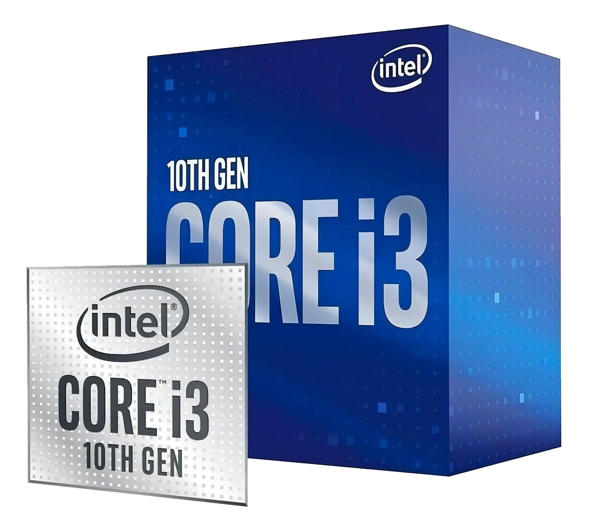 Procesador gamer Intel Core i3-10100F BX8070110100F de 4 núcleos y 4.3GHz de frecuencia sin gráfica integrada