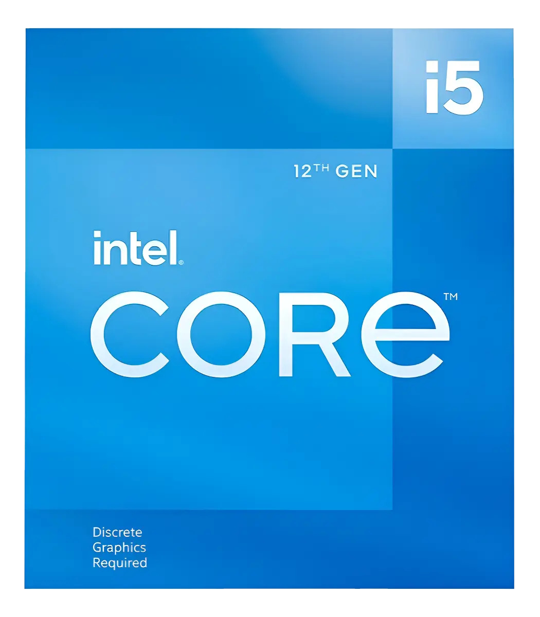 Procesador gamer Intel Core i5-12400F BX8071512400F de 6 núcleos y 4.4GHz de frecuencia