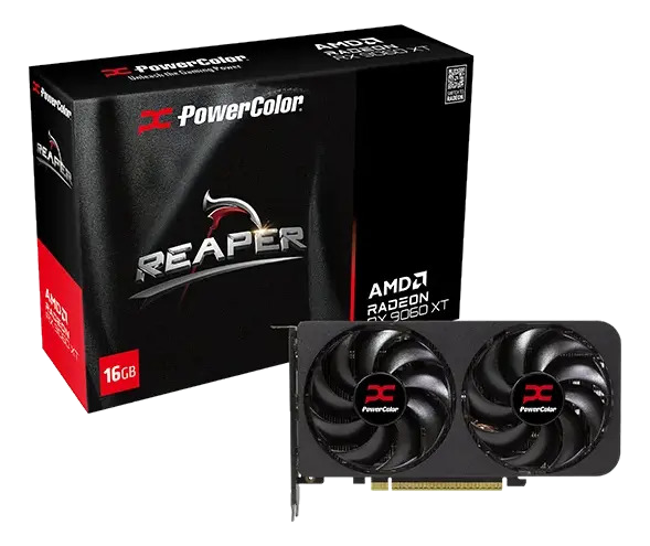 Tarjeta Gráfica PowerColor RX 9060 XT 16GB GDDR6 PCIe 5.0 8K HDMI DP